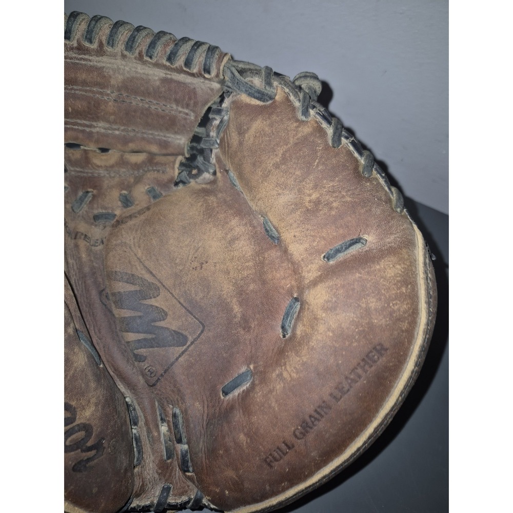 MacGregor MCCM200X Baseball Catchers Glove Mitt Full Grain Leather RHT 33" - Picture 7 of 8